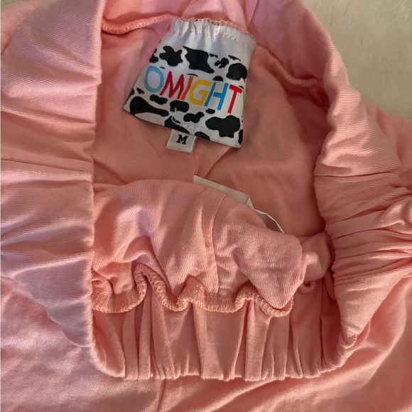 O-Mighty Pink Ruffled Shorts - Picture 3 of 5